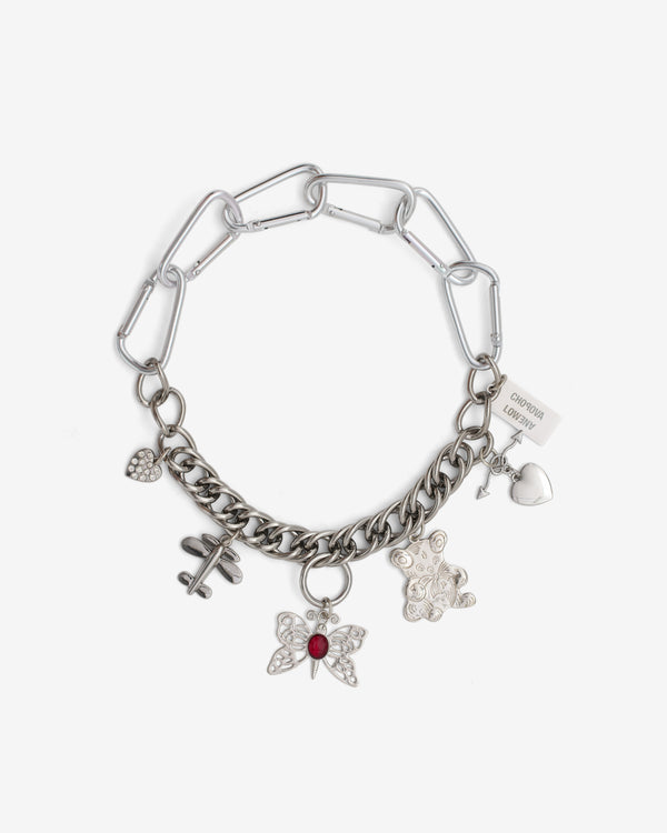 Chopova Lowena - Women’s Fly Little Bear Carabiner Necklace - (Silver)