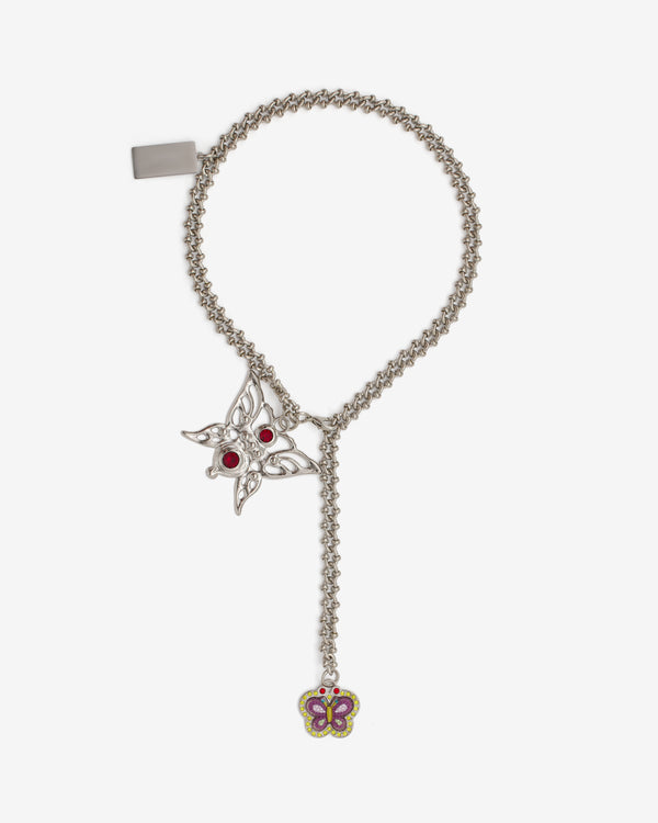 Chopova Lowena - Women’s Stacked Butterfly Choker - (Silver)