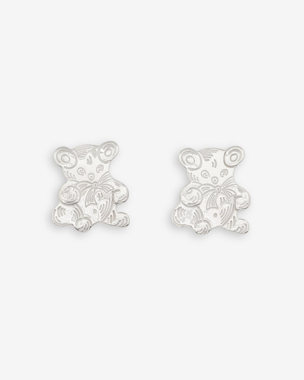 Chopova Lowena - Women’s Teddy Bear Hair Clips - (Silver)
