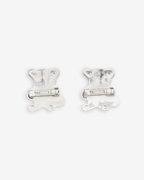 Chopova Lowena - Women’s Teddy Bear Hair Clips - (Silver)