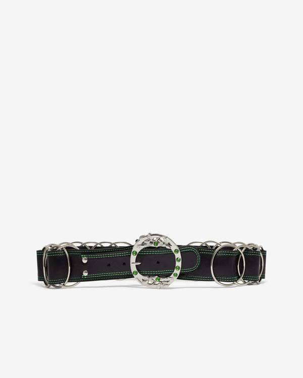 Chopova Lowena - Women’s Black Ring Trouser Belt - (Black)