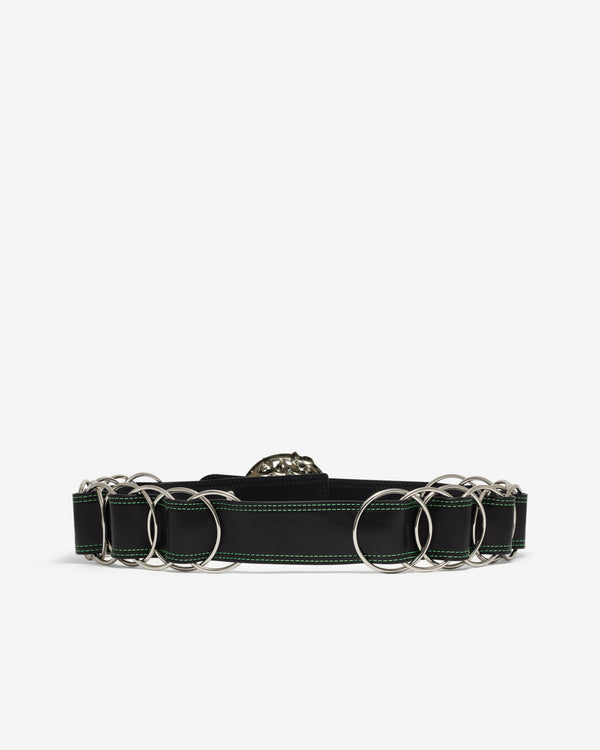 Chopova Lowena - Women’s Black Ring Trouser Belt - (Black)