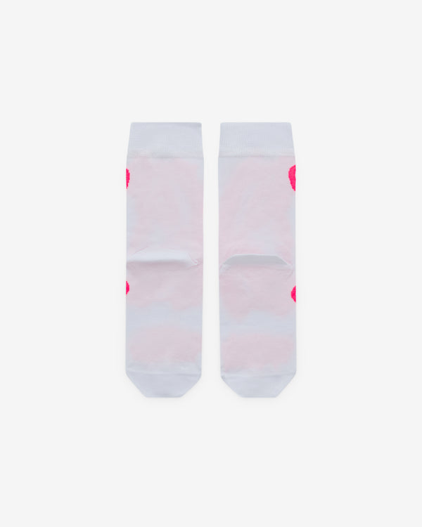 Chopova Lowena - Women’s Stretchy Bear Short Socks - (White)