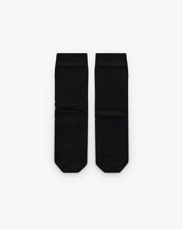 Chopova Lowena - Women’s Pointy Floral Short Socks - (Black)