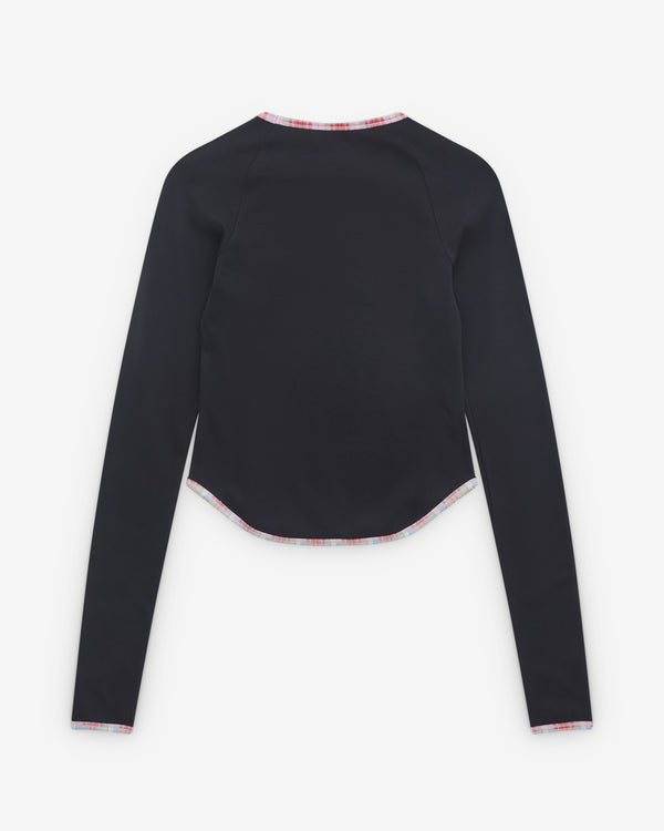 Chopova Lowena - Women’s Tiny Crystal Jersey Top - (Black)