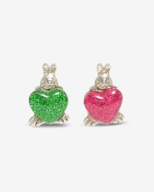 Chopova Lowena - Women’s Silver Belly Bunnies Earrings - (Multi)