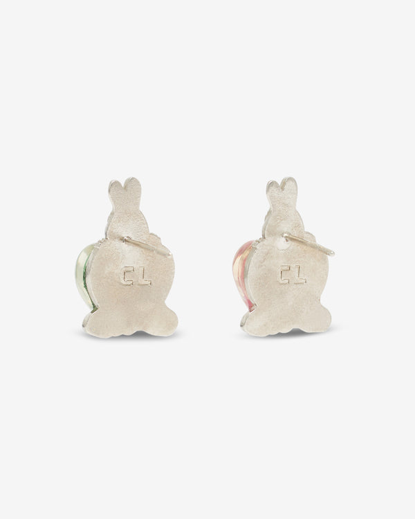 Chopova Lowena - Women’s Silver Belly Bunnies Earrings - (Multi)
