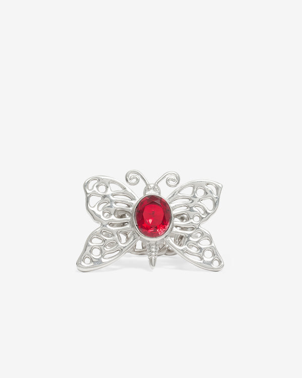 Chopova Lowena - Women’s Cut Out Butterfly Ring - (Silver)