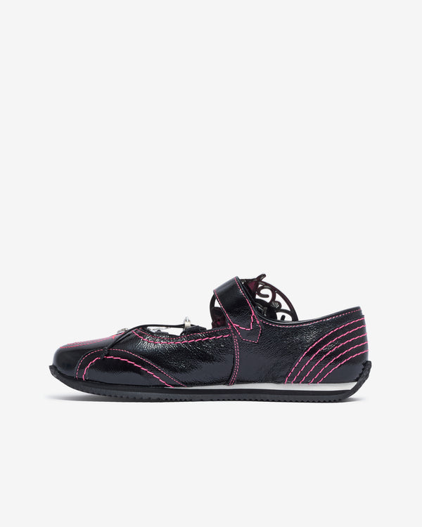 Chopova Lowena - Women's Butterfly Marta Mary Jane Loafers - (Black)