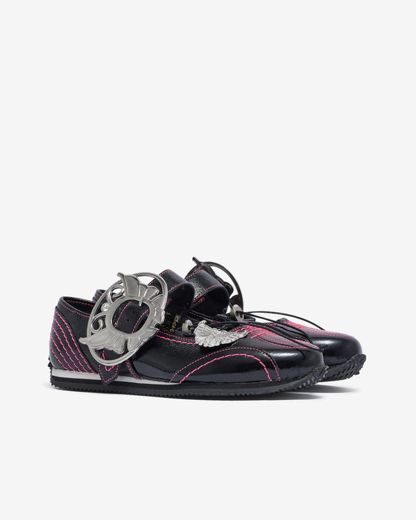 Chopova Lowena - Women's Butterfly Marta Mary Jane Loafers - (Black)