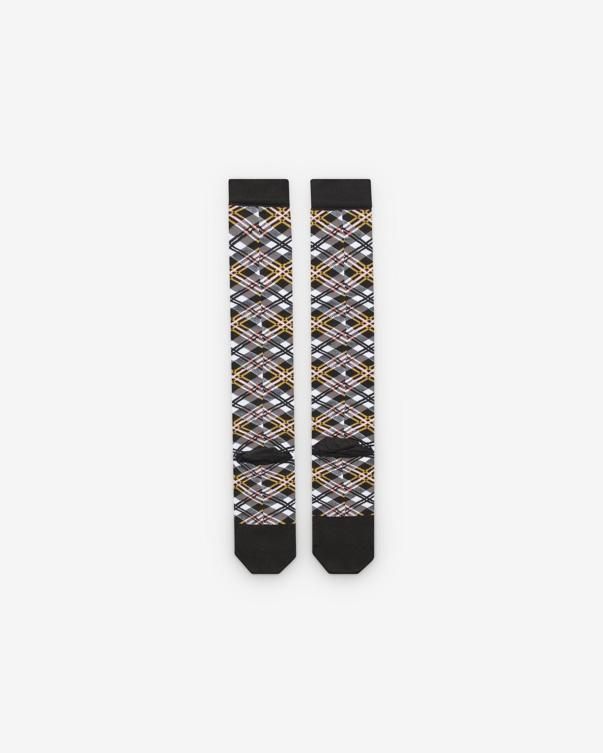 Chopova Lowena Women s Preppy Plaid Long Sock Multi Dover Street chopova-lowena-women-s-preppy-plaid-long-sock-multi-dover-street