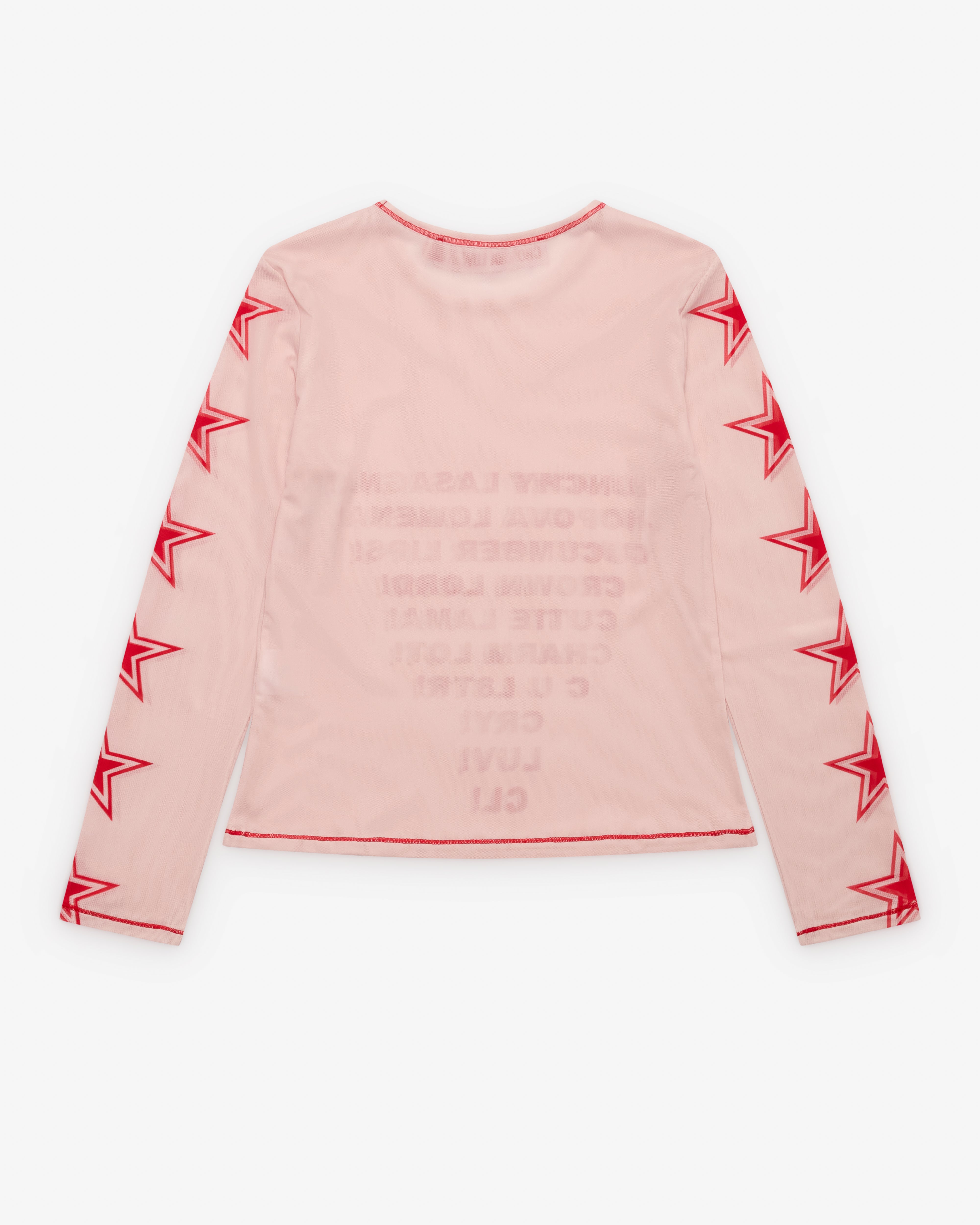 CHOPOVA LOWENA SS26 新作　トップス　長袖Tシャツ　M Chopova Lowena: Women's Crunchy Lasagne Mesh LS (Multi) | Dover