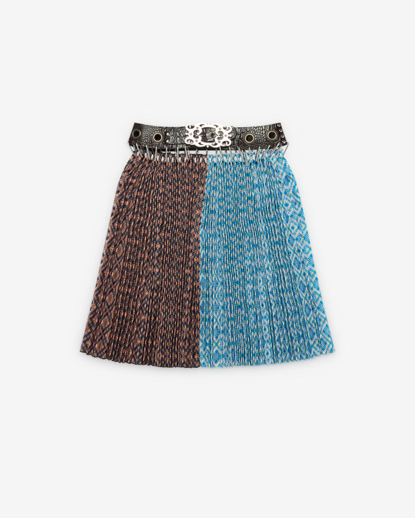 Chopova Lowena - Women's Knee Length Taffeta Carabiner Skirt - (Multi)