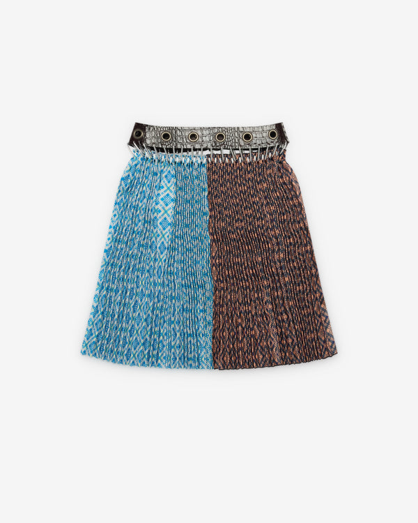 Chopova Lowena - Women's Knee Length Taffeta Carabiner Skirt - (Multi)