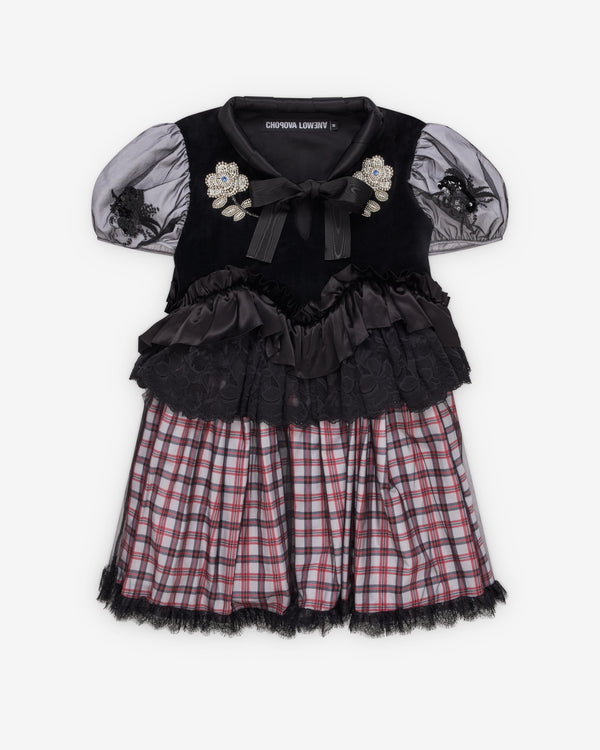 Chopova Lowena - Women's Fairway Regency Dress - (Tartan)