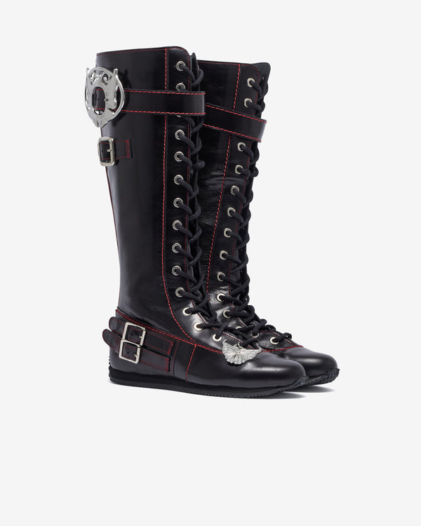 Chopova Lowena - Women's Chunky Lace Up Stephanie Boots - (Black)