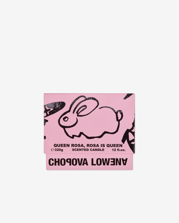 Chopova Lowena - Queen Rosa Candle - (Pink)
