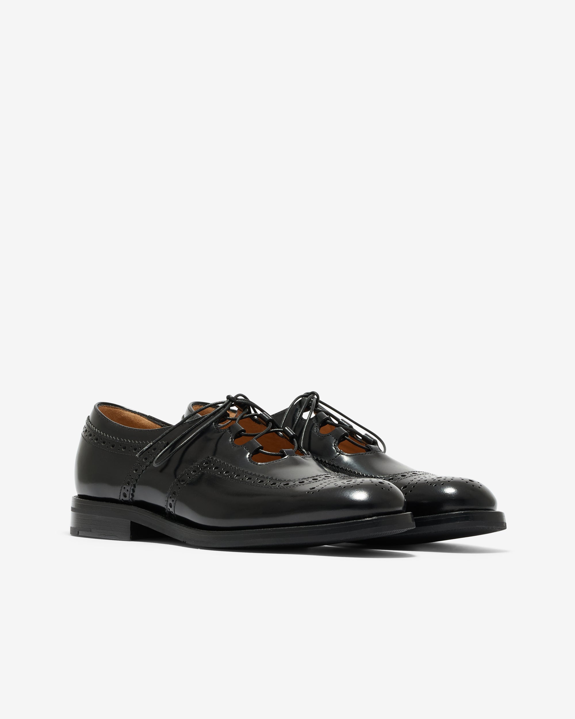 Church's: Women's Ghillie Brogue Shoes (Black) DSML E-SHOP