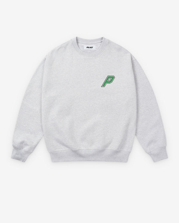 Palace - Collegiate P3 Crew - (Grey Marl)