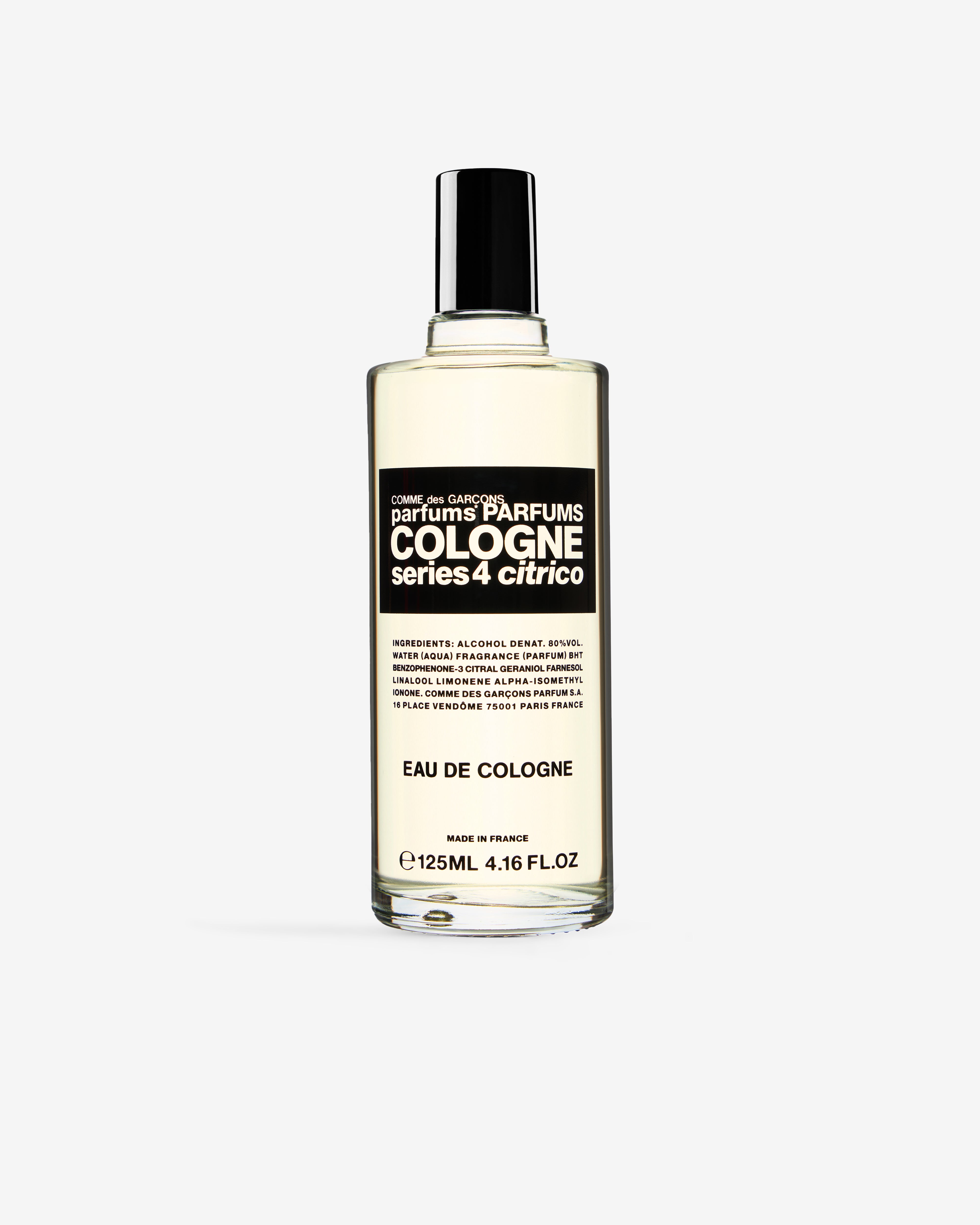 コムデギャルソン　オーデコロン　コロン シリーズ4 シトリコ　シトラス　125 CDG Parfum: Cologne Series 4: Citrico Eau de Cologne (125ml