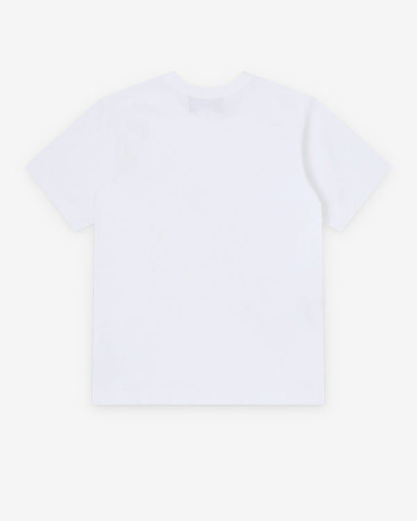 CDG Beatles - Blue Dot Band T-Shirt - (White)