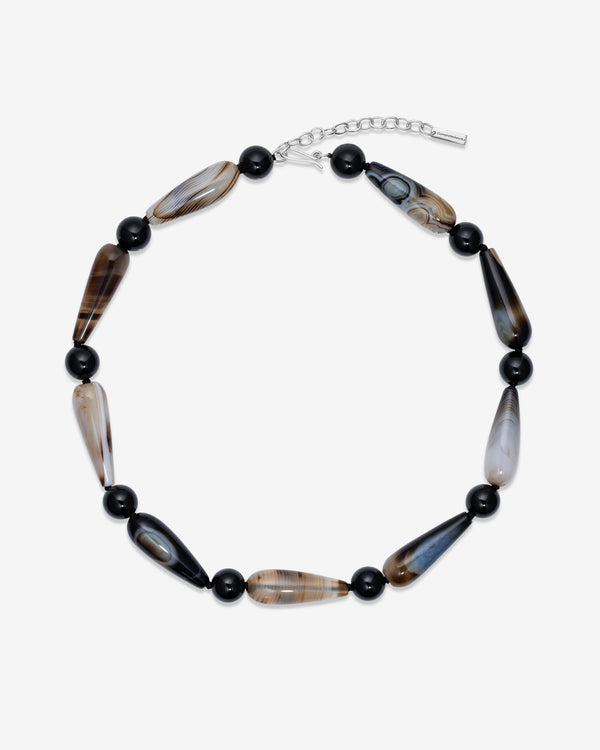 Completedworks - Banded Agate Necklace - (Multi)