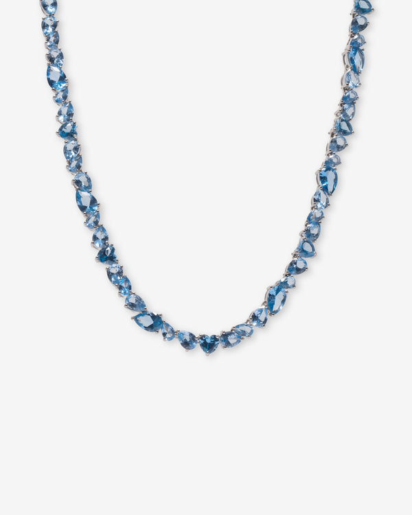 Completed Works - Blue And Silver Necklace - (Multi)