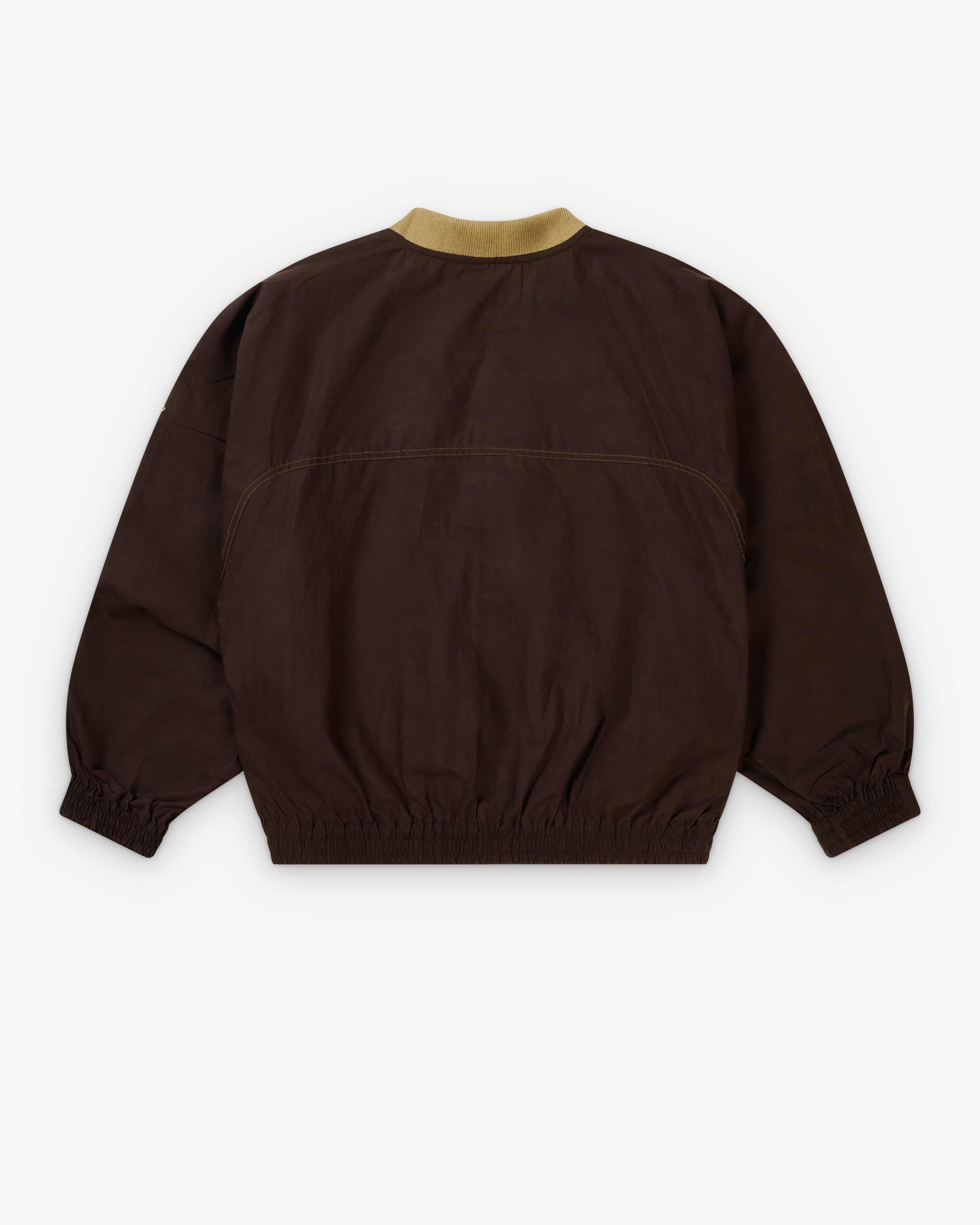 Pluto Of Saint Andrews: Men's Contrast Windbreaker (Brown) | Dover