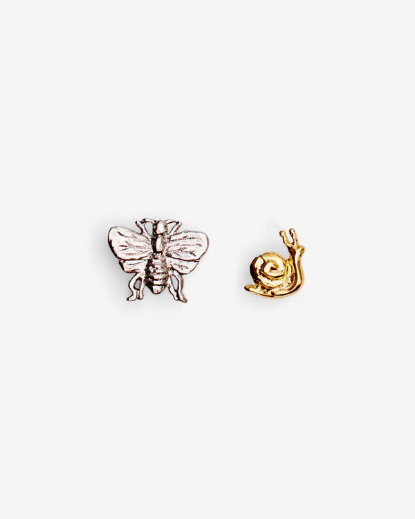 Chopova Lowena - Women's Stud Earrings - (Gold/Silver)