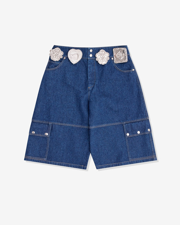 Chopova Lowena - Women's Oversized Denim Shorts - (Blue)