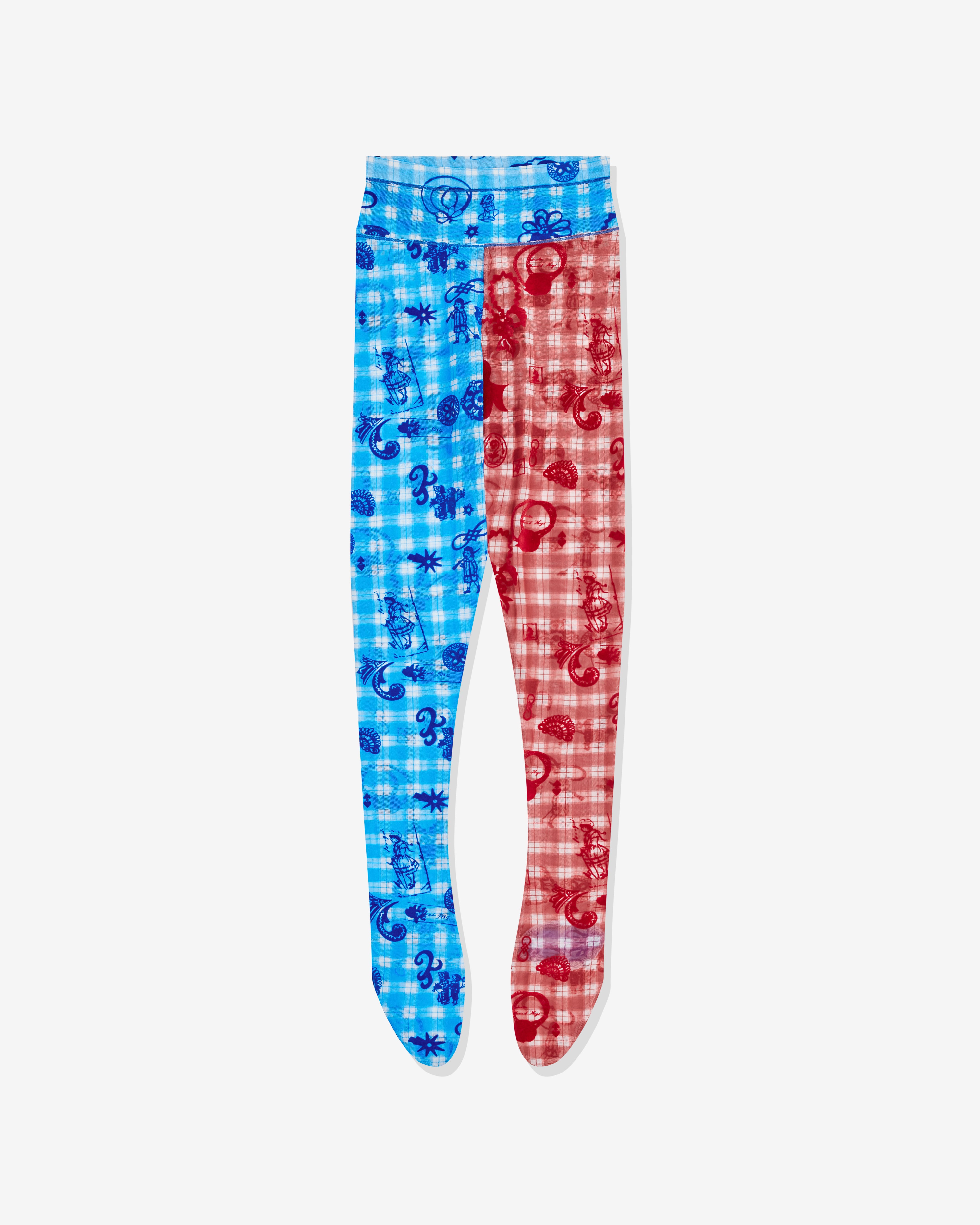 Chopova Lowena: Women's Stirrup Mesh Leggings (Multi) | DSML