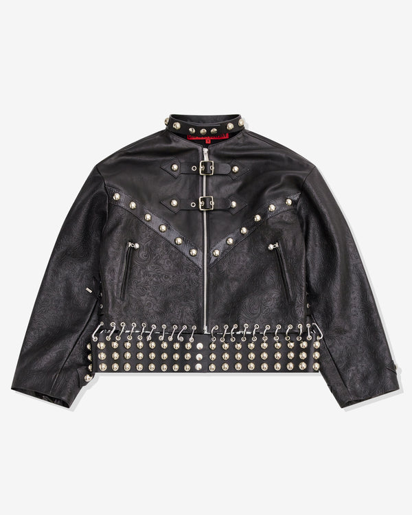 Chopova Lowena - Women's Studded Leather Jacket - (Black)