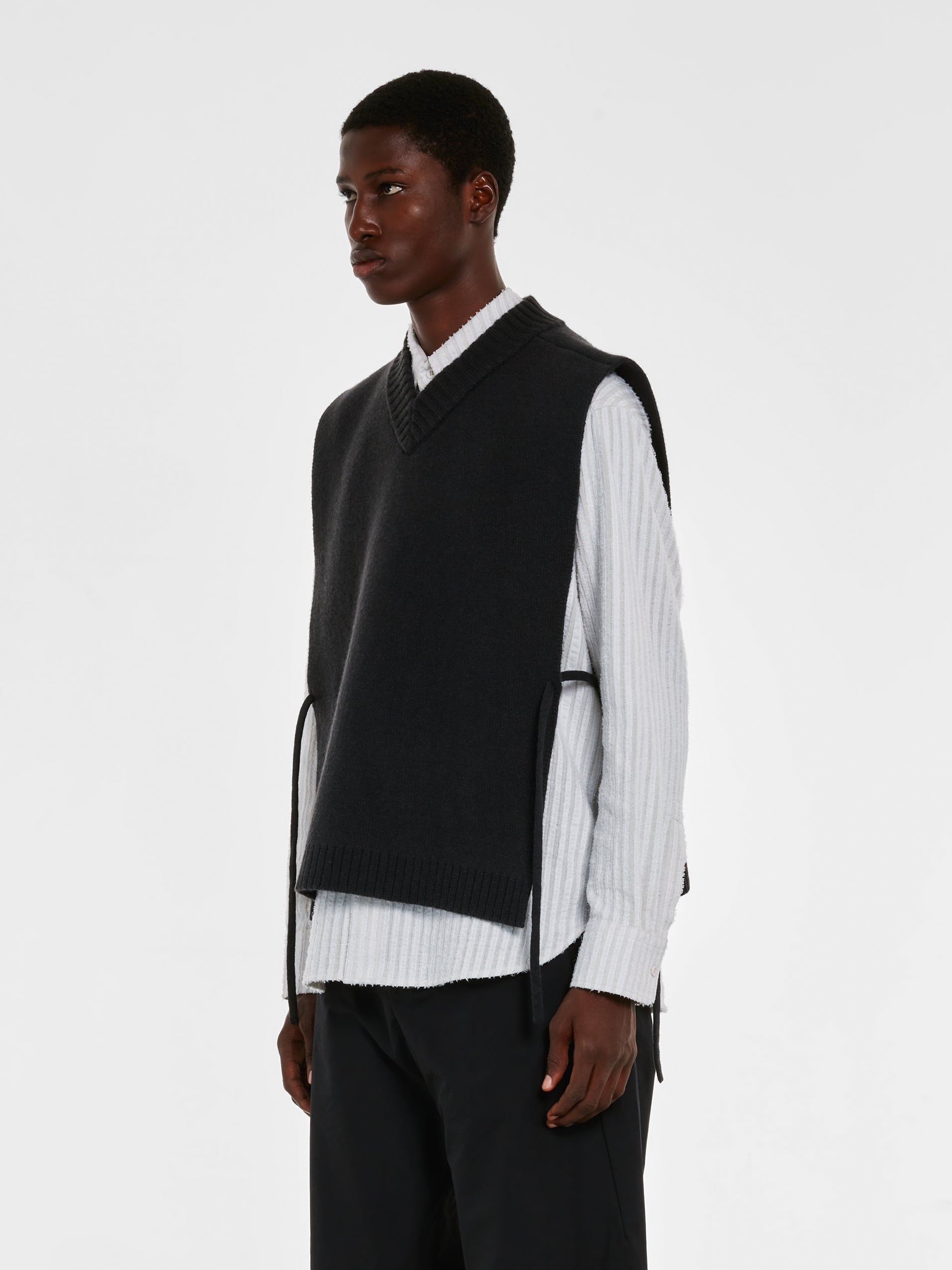 Craig Green - Men’s Knit Vest - (Dark Grey)