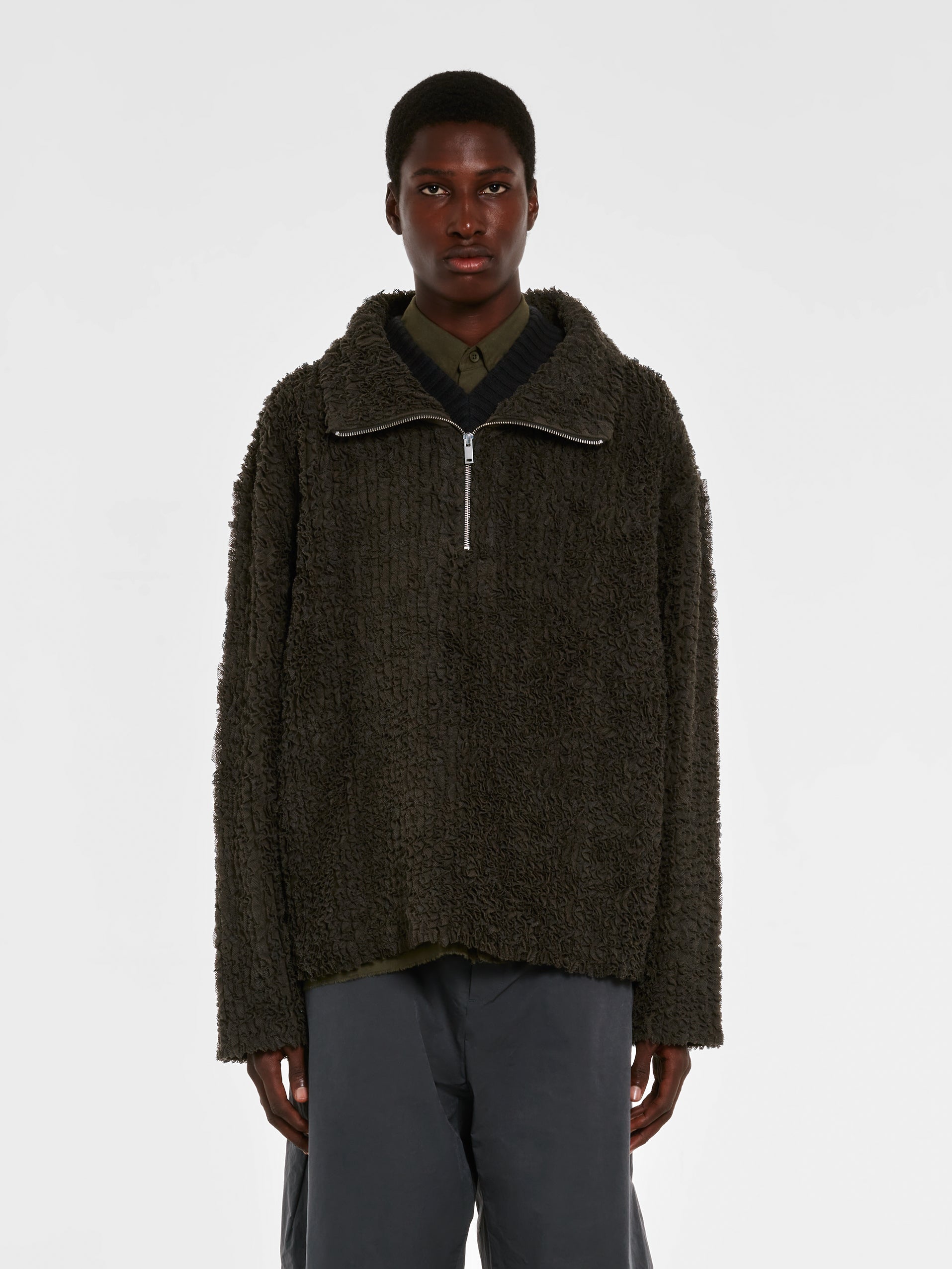 Craig Green - Men’s Handmade Loopback Pullover - (Olive)