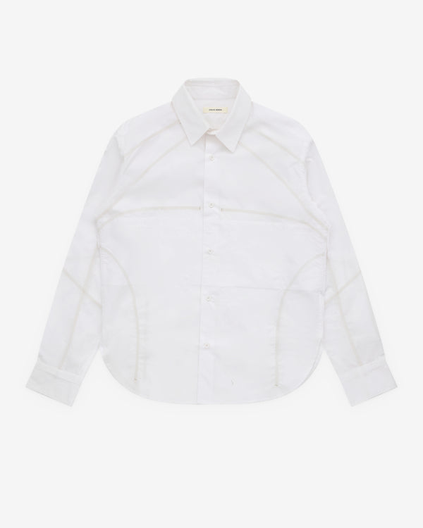 Craig Green - Men’s Flatlock Shirt - (White)
