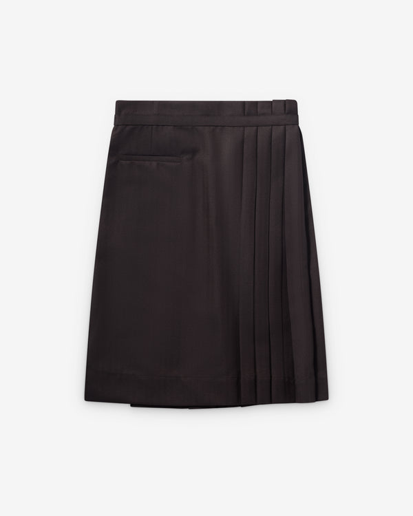 Dries Van Noten  - Women's Sim Skirt - (Dark Brown)