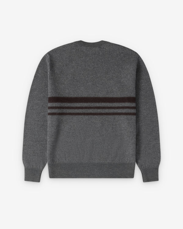 Craig Green - Men's Felt Stripe Jumper - (Grey/Brown)