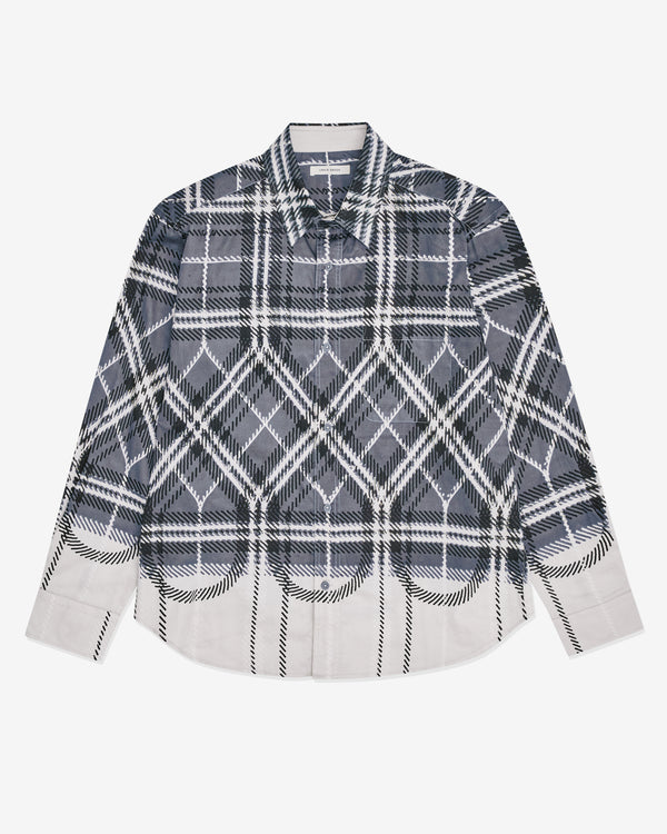 Craig Green - Men's Plaid Fade Shirt - (Grey Plaid)