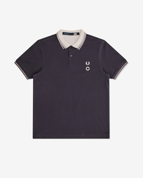 Craig Green - Fred Perry Men's Double Layer Polo - (Anchor Grey)