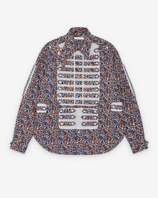 Craig Green - Men's Multi Tab Shirt - (Blue/Floral)