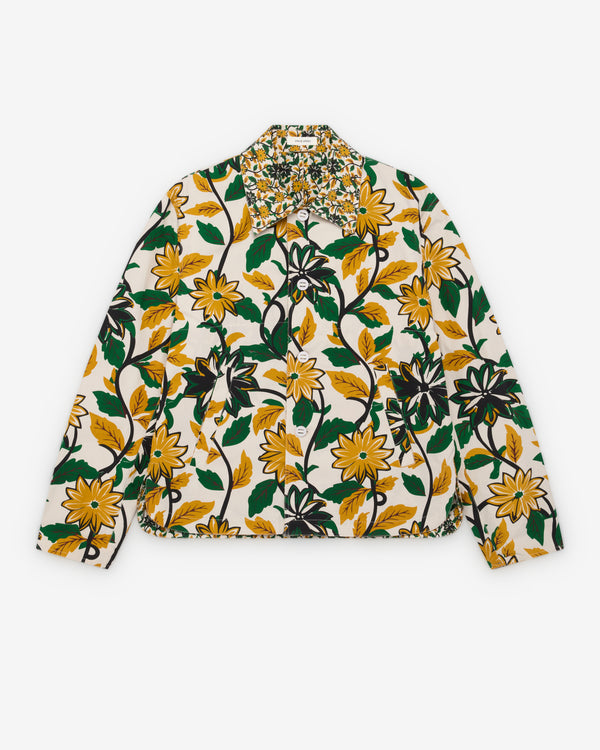 Craig Green - Men's Reversible Worker Jacket - (Yellow/Floral)