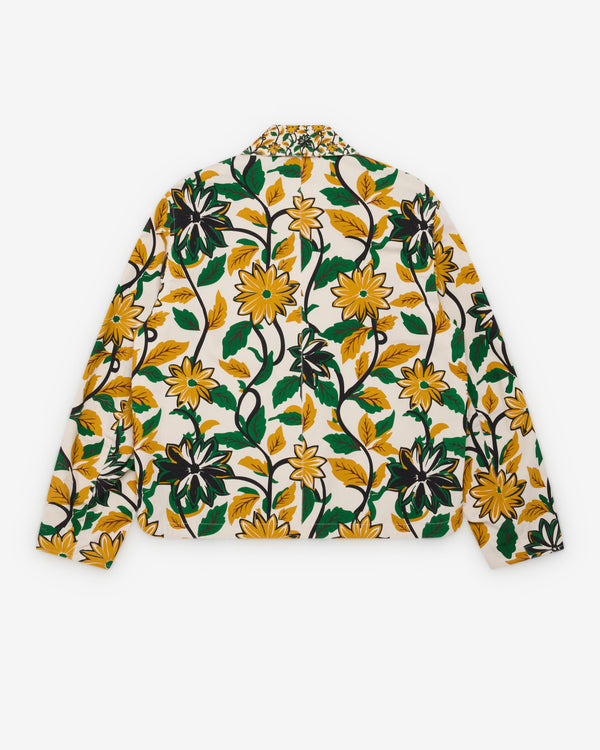 Craig Green - Men's Reversible Worker Jacket - (Yellow/Floral)