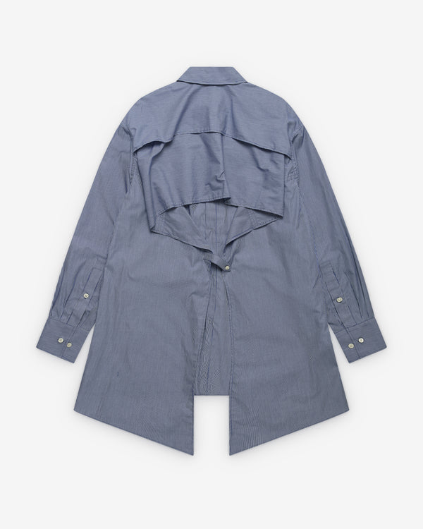 Craig Green - Men's Open-Back Shirt - (Navy Stripe)