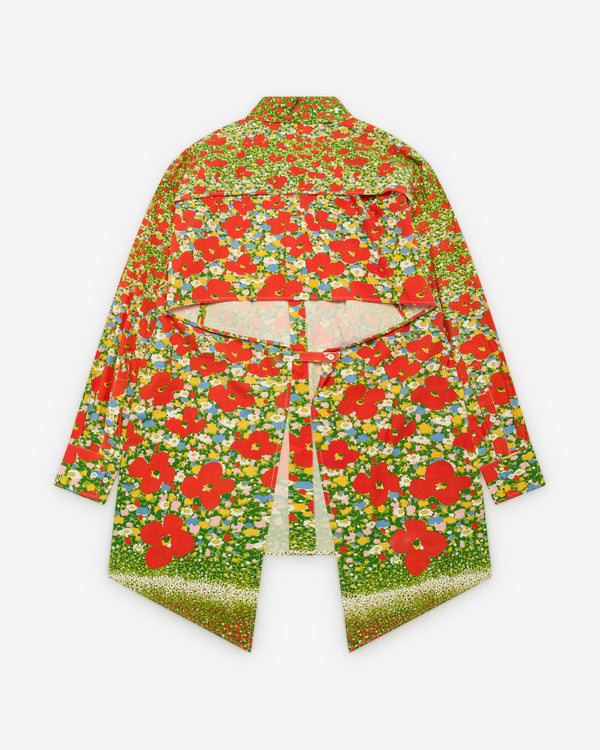 Craig Green - Men's DSM Exclusive Open-Back Shirt - (Red Poppy)