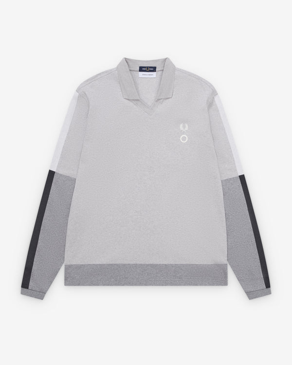 Craig Green - Men's Fred Perry Long Sleeve Polo Shirt - (Grey)