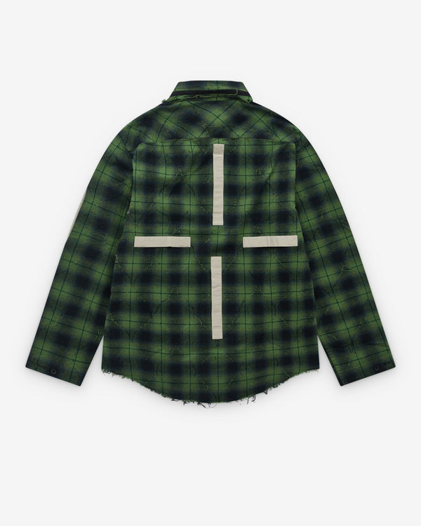 Craig Green - Men’s Plaid Split Shirt - (Green Check)