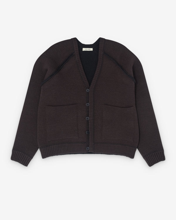 Craig Green - Men’s Tape Knit Cardigan - (Dark Brown)