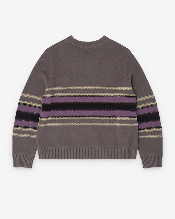 Craig Green - Men’s Tape Knit V-Neck Jumper - (Grey Multi)