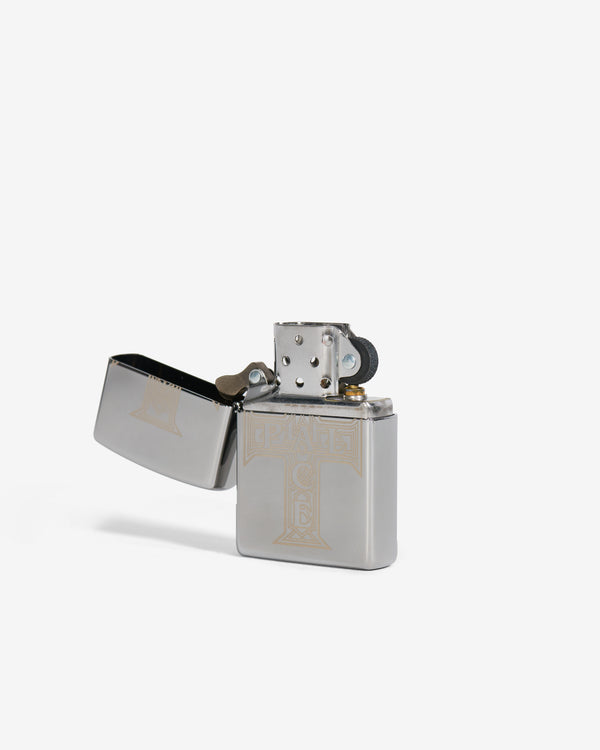 Palace - Men's Cross Zippo - (Silver)