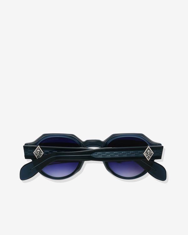 Cutler & Gross - The Great Frog Lucky Diamond I Round Sunglasses - (Deep Blue)